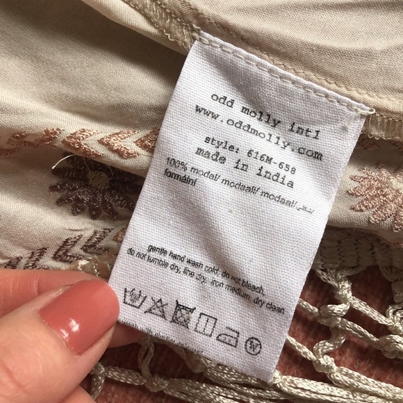 Odd Molly Anthropologie Ticket To Ride Fringe Kimono Duster Jacket - Picture 13 of 13